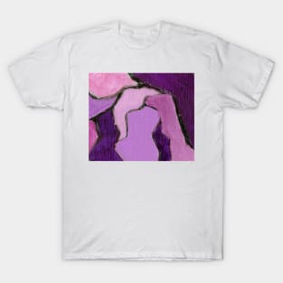 Abstract Painting 2c29 Fandango Fuchsia Lavender T-Shirt